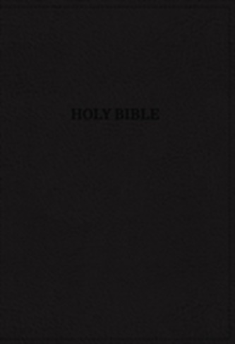 KJV, Know The Word Study Bible, Genuine Leather, Black, Indexed, Red Letter Edition