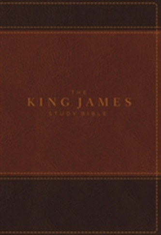 KJV, The King James Study Bible, Imitation Leather, Brown, Full-Color Edition