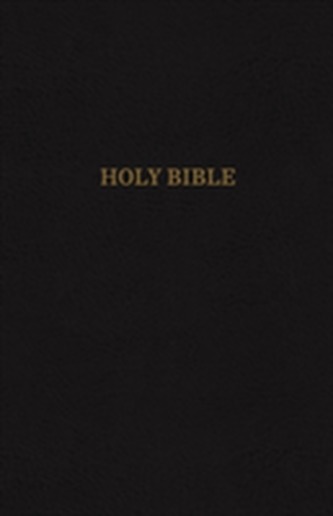 KJV, Reference Bible, Super Giant Print, Leather-Look, Black, Indexed, Red Letter Edition, Comfort Print