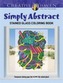 Creative Haven Simply Abstract Stained Glass Coloring Book