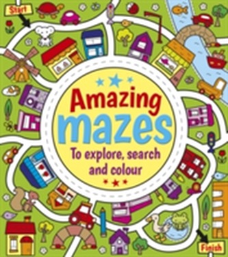 Amazing Mazes to Explore, Search and Colour