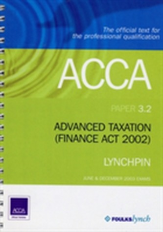 ADVANCED TAXATION FA 2002 3.2