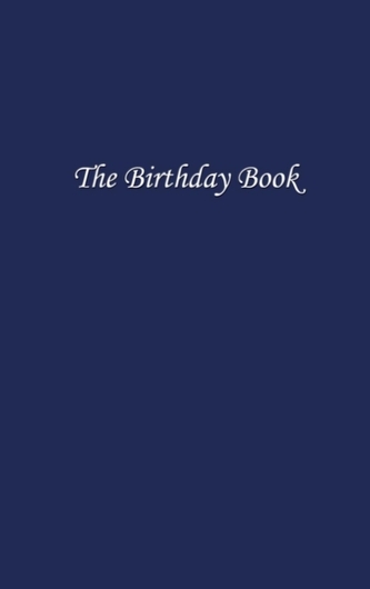 The Birthday Book (Dark Blue Cover)