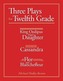 Three Plays for Twelfth Grade