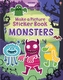 Make a Picture Sticker Book Monsters