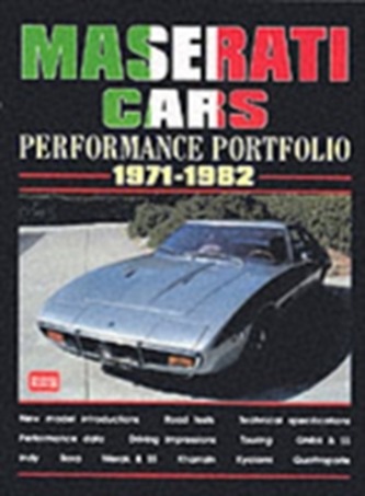 Maserati Cars Performance Portfolio 1971-1982
