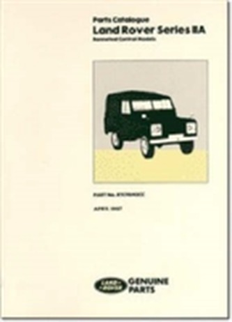 Land Rover Series 2A Bonneted Control Parts Catalogue