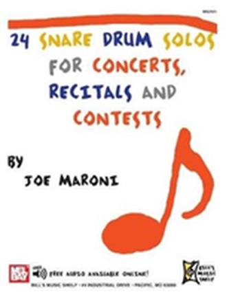 MARONI 24 SNARE DRUM SOLOS BK
