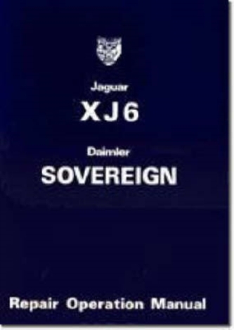 Jaguar XJ6, 3.4/4.2 Series 2 Workshop Manual