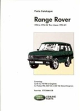Range Rover 1992 to 1994 MY Plus Classic 1995 MY