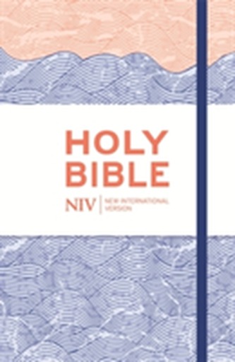 NIV Thinline Blue Waves Cloth Bible