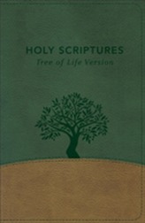 Tlv Thinline Bible, Holy Scriptures, Grove/Sand, Tree Design Duravella
