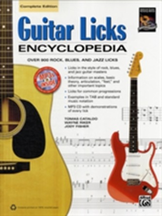 GUITAR LICKS ENCYCLOPEDIA BOOK & MP3 CD