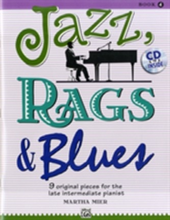 JAZZ RAGS & BLUES BK 4 GRADE 4 BK & CD