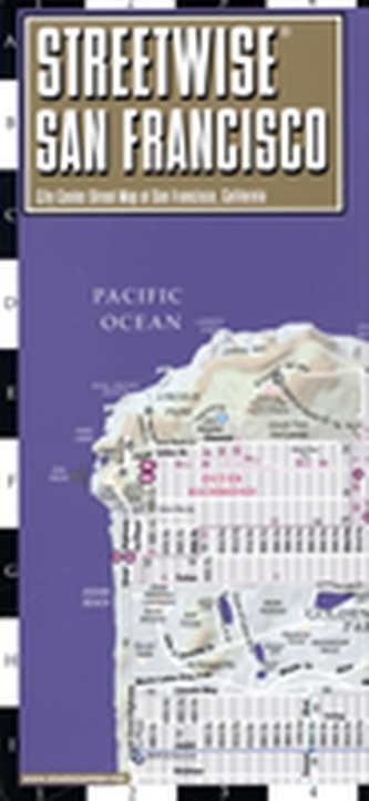Streetwise San Francisco Map - Laminated City Center Street Map of San Francisco, California