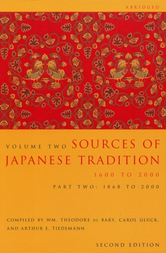Sources of Japanese Tradition
