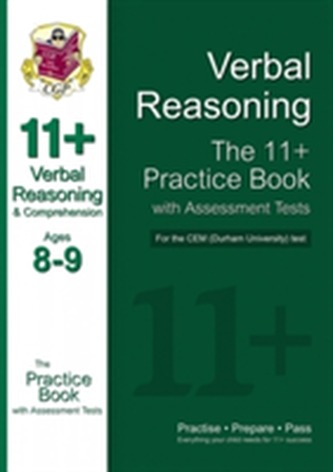 11+ Verbal Reasoning Practice Book with Assessment Tests (Age 8-9) for the CEM Test