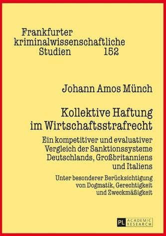 Kollektive Haftung im Wirtschaftsstrafrecht