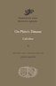 On Plato's Timaeus