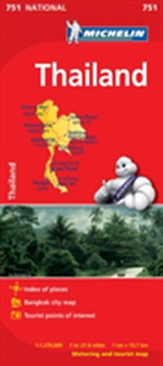Thailand - Michelin National Map 751