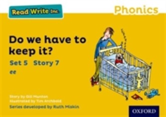 Read Write Inc. Phonics: Yellow Set 5 Storybook 7 Do We Have to Keep it?