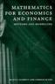 Mathematics for Economics and Finance