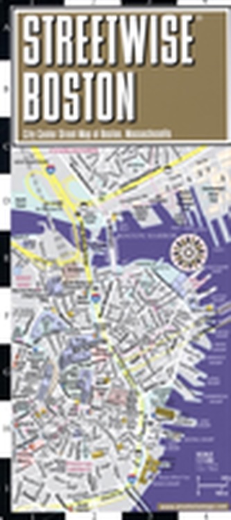 Streetwise Boston Map - Laminated City Center Street Map of Boston, Massachusetts