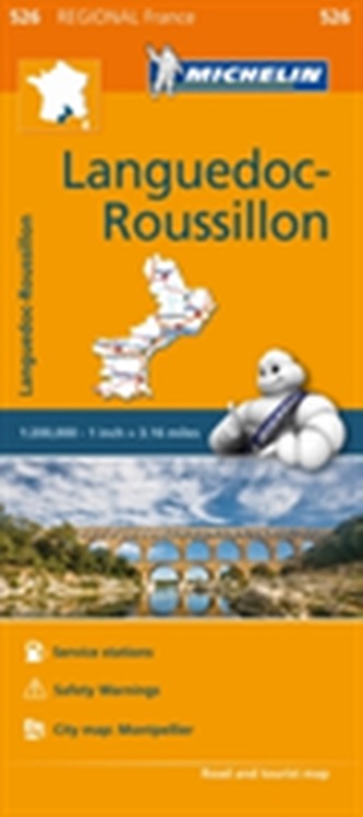Languedoc-Roussillon - Michelin Regional Map 526