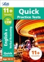 11+ English and Verbal Reasoning Quick Practice Tests Age 10-11 for the CEM tests