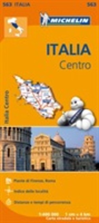 Italy Centre - Michelin Regional Map 563