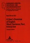 User's Grammar of English