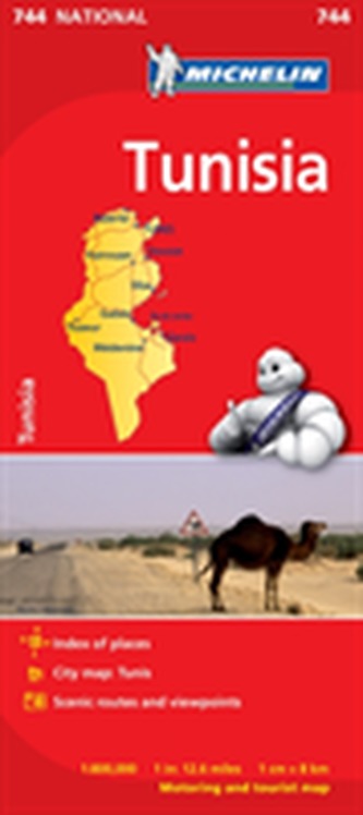Tunisia - Michelin National Map 744