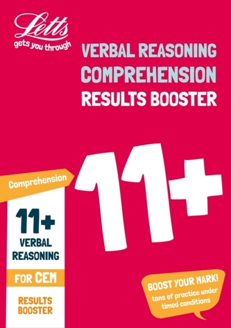 11+ Comprehension Results Booster for the CEM tests