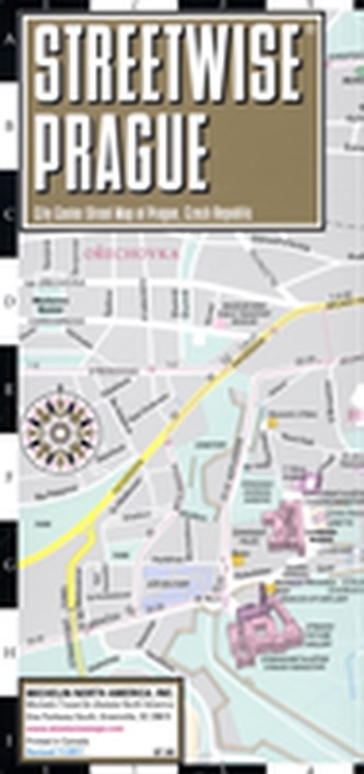 Streetwise Prague Map - Laminated City Center Street Map of Prague, Czech-Republic