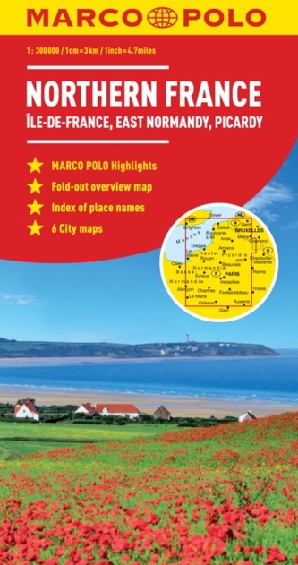 Northern France Marco Polo Map