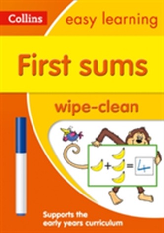 First Sums Age 3-5 Wipe Clean Activity Book