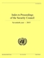 Index to proceedings of the Security Council