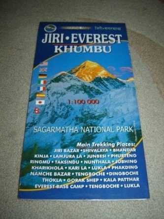 Jiri Everest Khumbu 1:100000 map