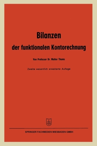 Bilanzen Der Funktionalen Kontorechnung