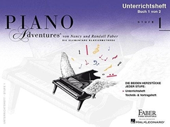 PIANO ADVENTURES UNTERRICHTSHEFT 1 MIT C