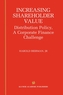 Increasing Shareholder Value