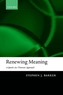 Renewing Meaning