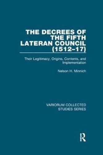 The Decrees of the Fifth Lateran Council (1512-17)