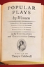 Popular Plays by Women in the Restoration and Eighteenth Century