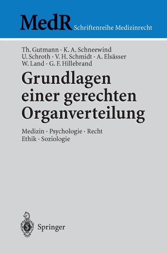 Grundlagen Einer Gerechten Organverteilung