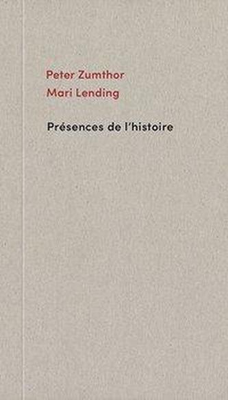 Presences de l'histoire