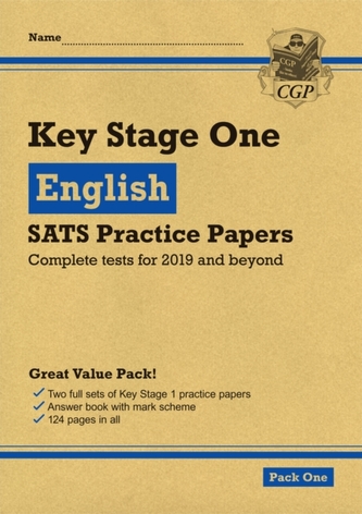 New KS1 English SATS Practice Papers: Pack 1 (for the tests in 2019)