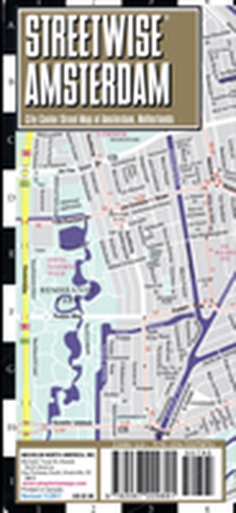 Streetwise Amsterdam Map - Laminated City Center Street Map of Amsterdam, Netherlands