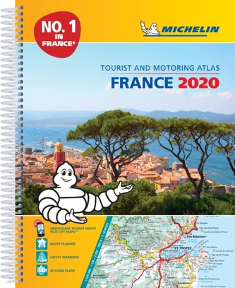 France 2020 -A4 Tourist & Motoring Atlas : Tourist & Motoring Atlas
