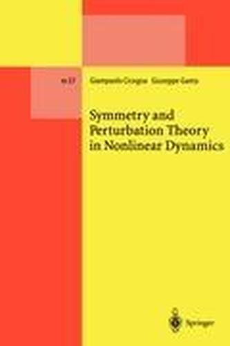 Symmetry and Perturbation Theory in Nonlinear Dynamics